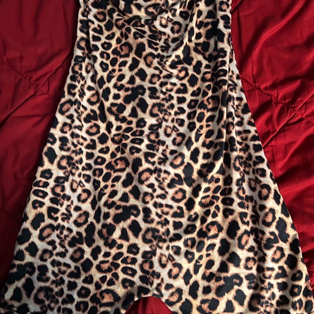cheetah print romper